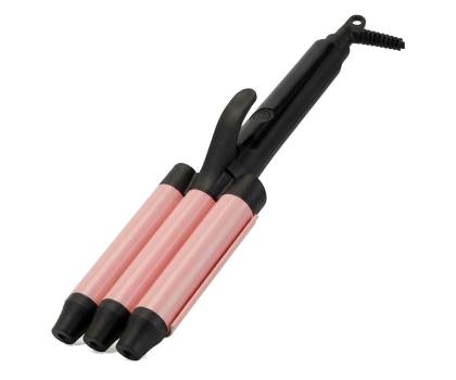 Lokówka JOCCA Falownica obrotowa 2916 kabel 200°C 25 mm różowo-czarna